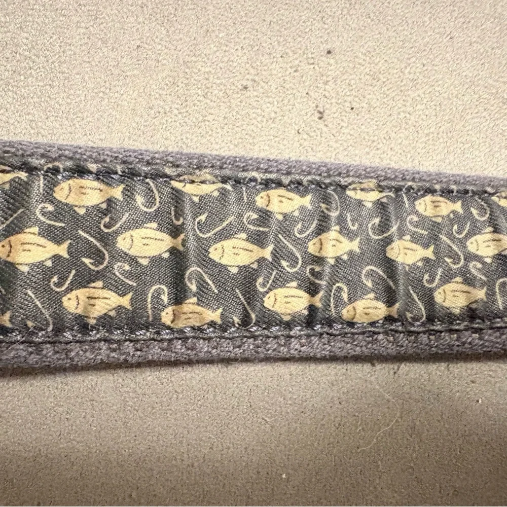 Vineyard Vines Kids Belt in Brown and Gold